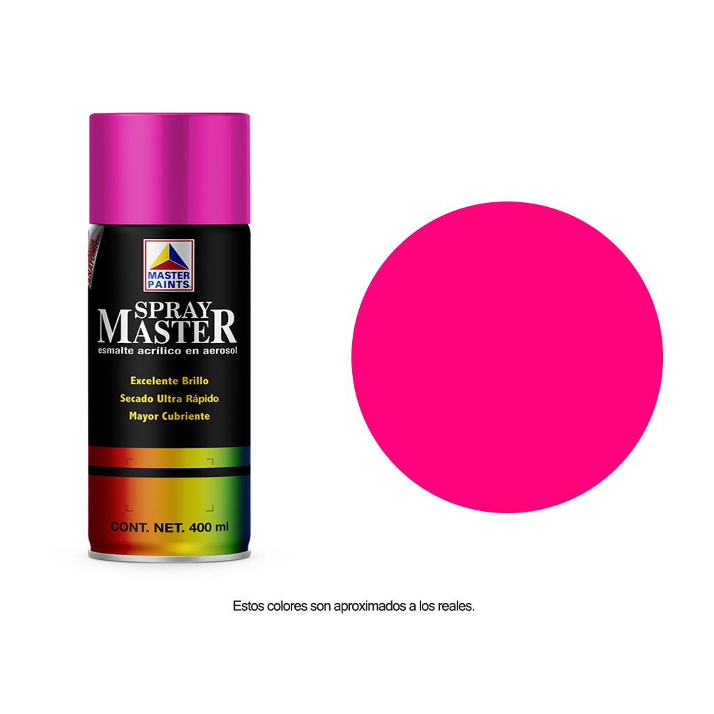Pintura en Aerosol Fluorescente Master 400 ml.