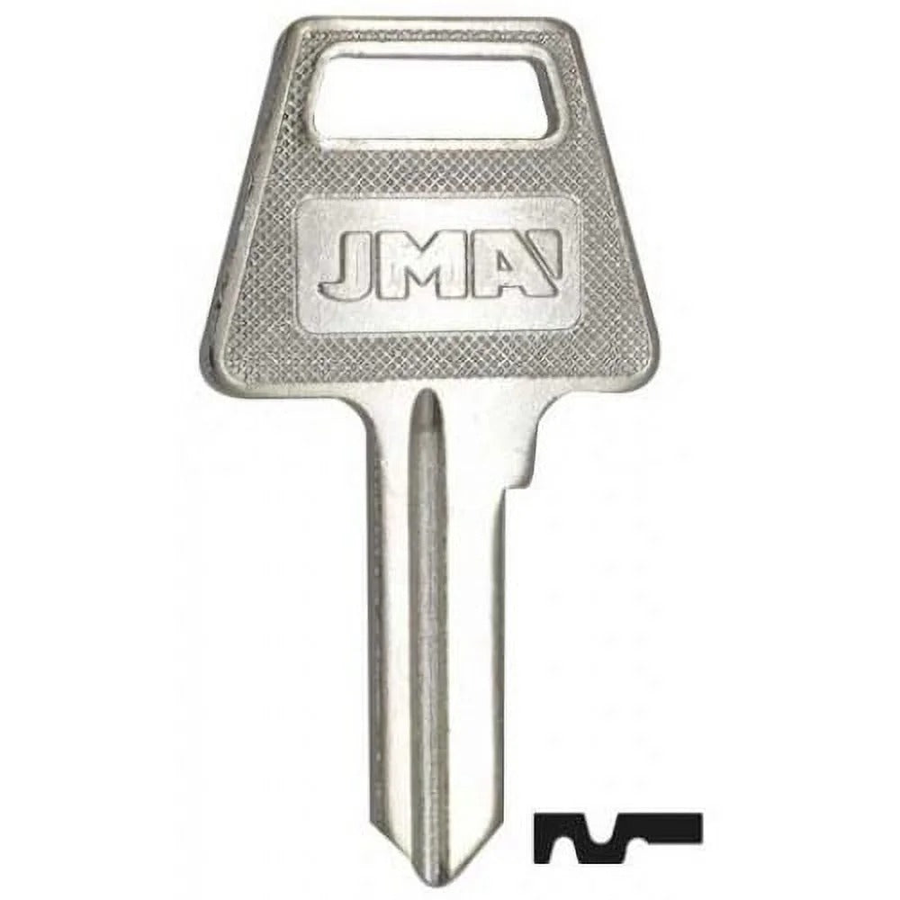 Paquete 10 Piezas Llave Niquelada Residencial AME-2