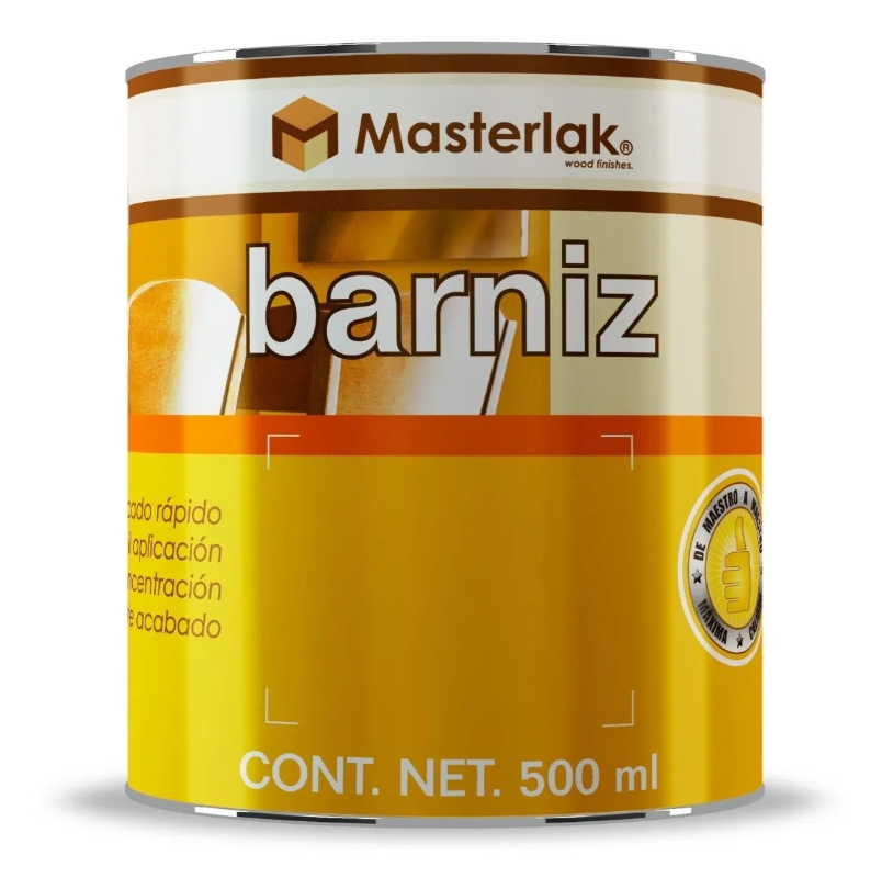 Barniz Acuario Masterlak Transparente 500ml Mm95005