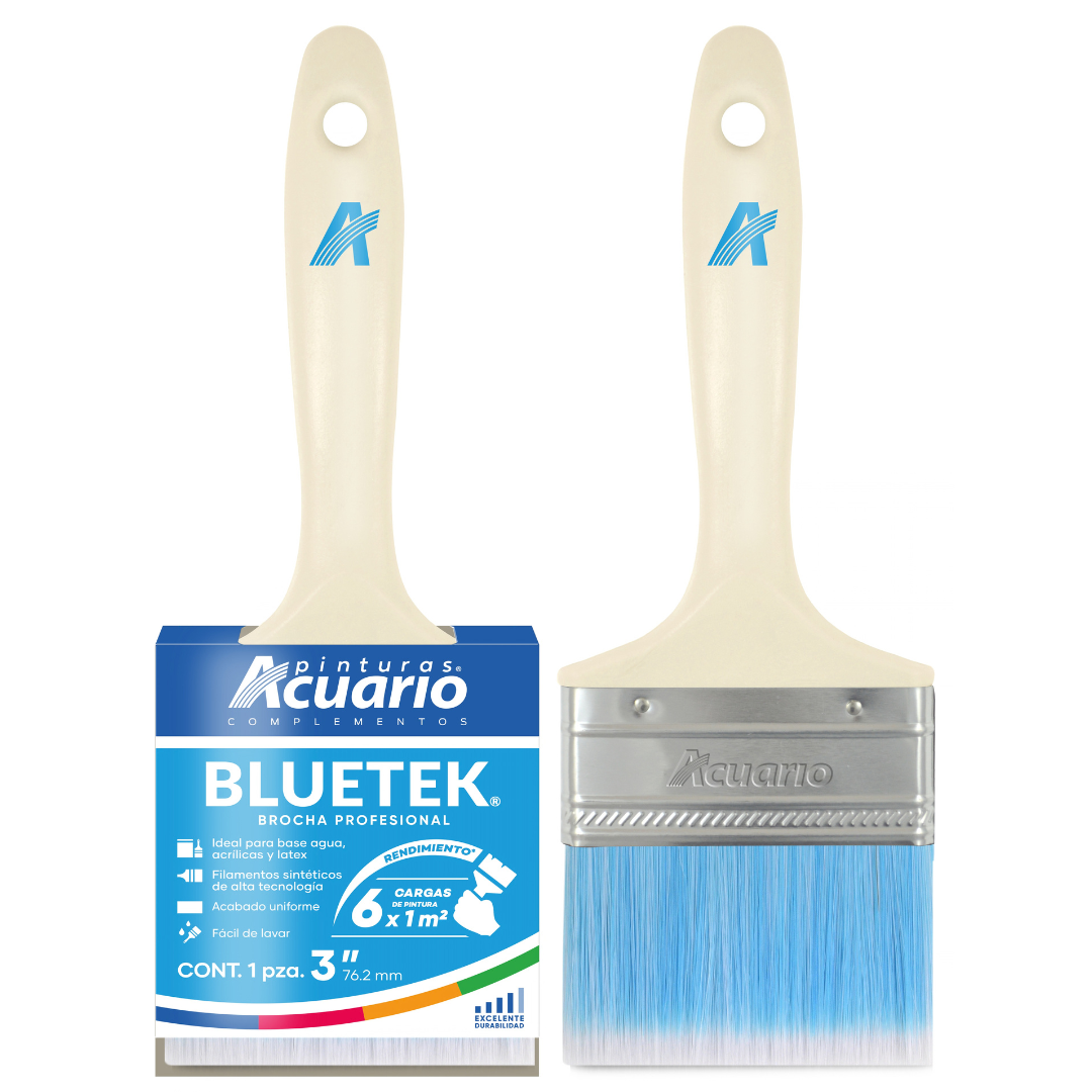 Paquete de 6 Brochas Bluetek Acuario.