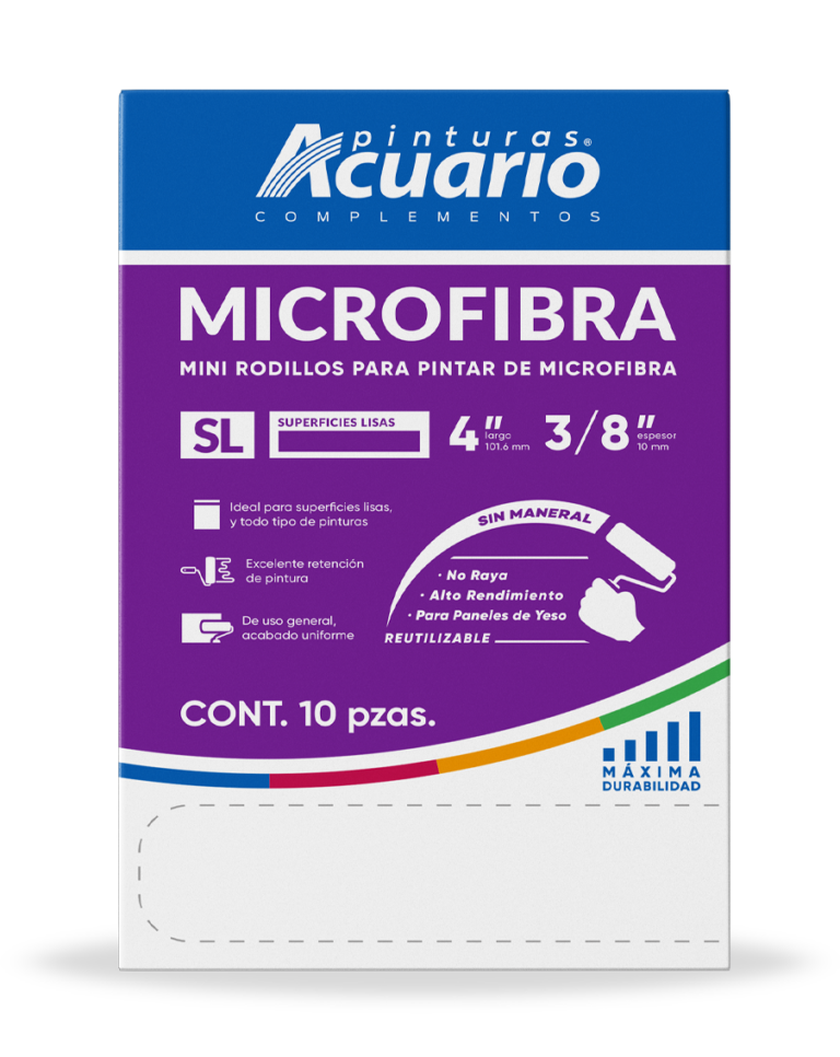 MINI FELPAS DE 4" MICROFIBRA ACUARIO.