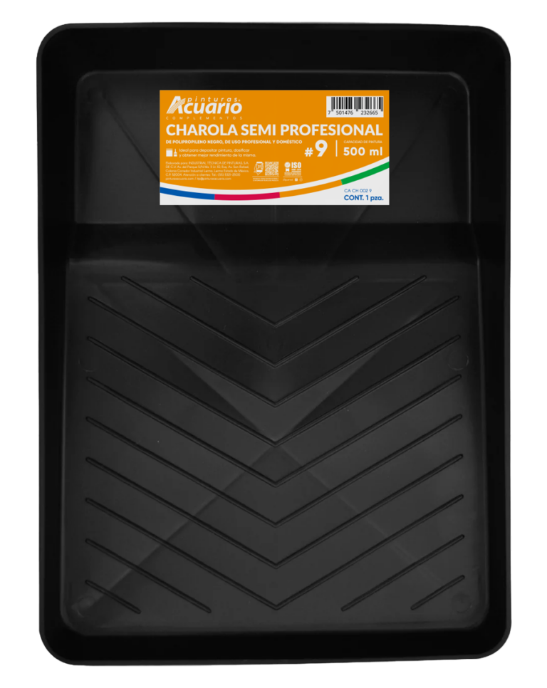 CHAROLA SEMI PROFESIONAL 9" ACUARIO.
