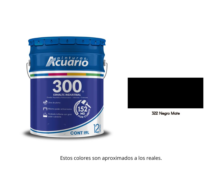 Esmalte 300 Acuario 19 Lt.