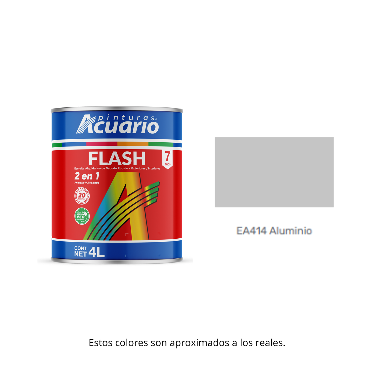 PINTURA FLASH 4 LT ACUARIO.