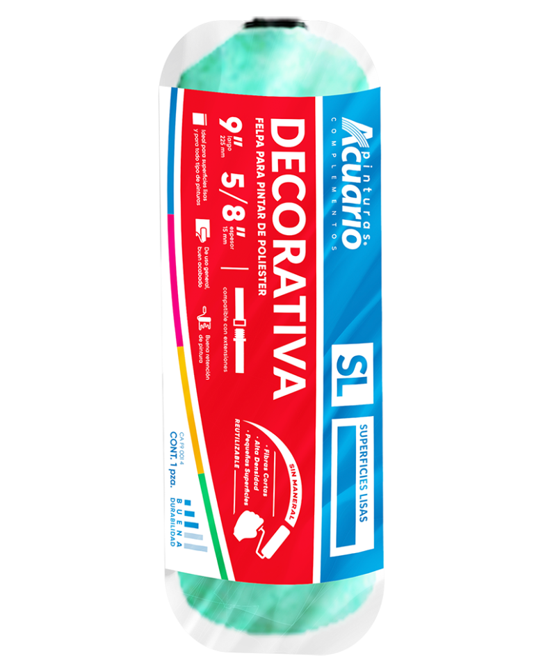 FELPA 9" DECORATIVA.