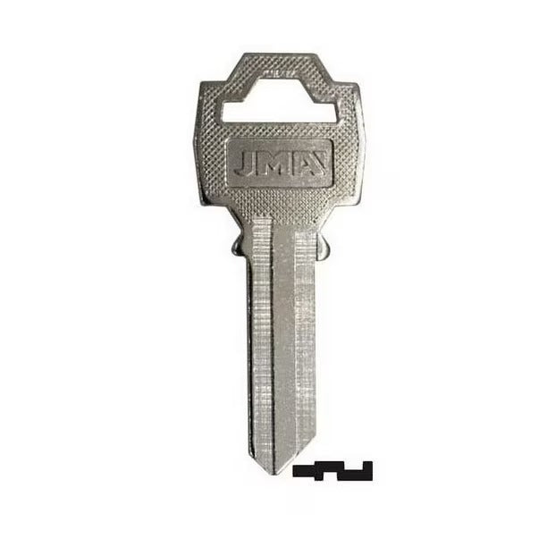 Paquete 10 Piezas Llave Niquelada Residencial FNL-1D