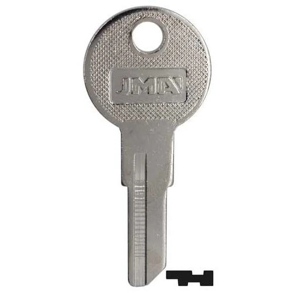Paquete 10 Piezas Llave Niquelada Residencial ILL-2D