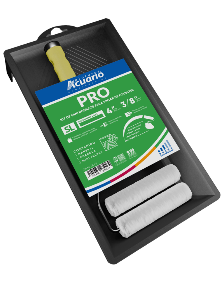 KIT DE MINI RODILLOS 4" PRO.
