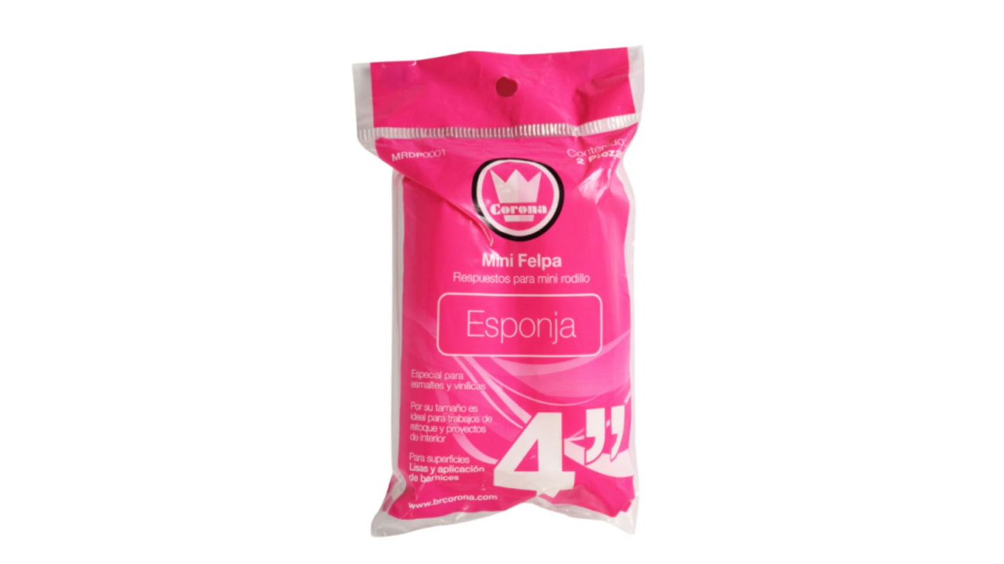 MINI FELPA DE ESPONJA 4" DUO PACK