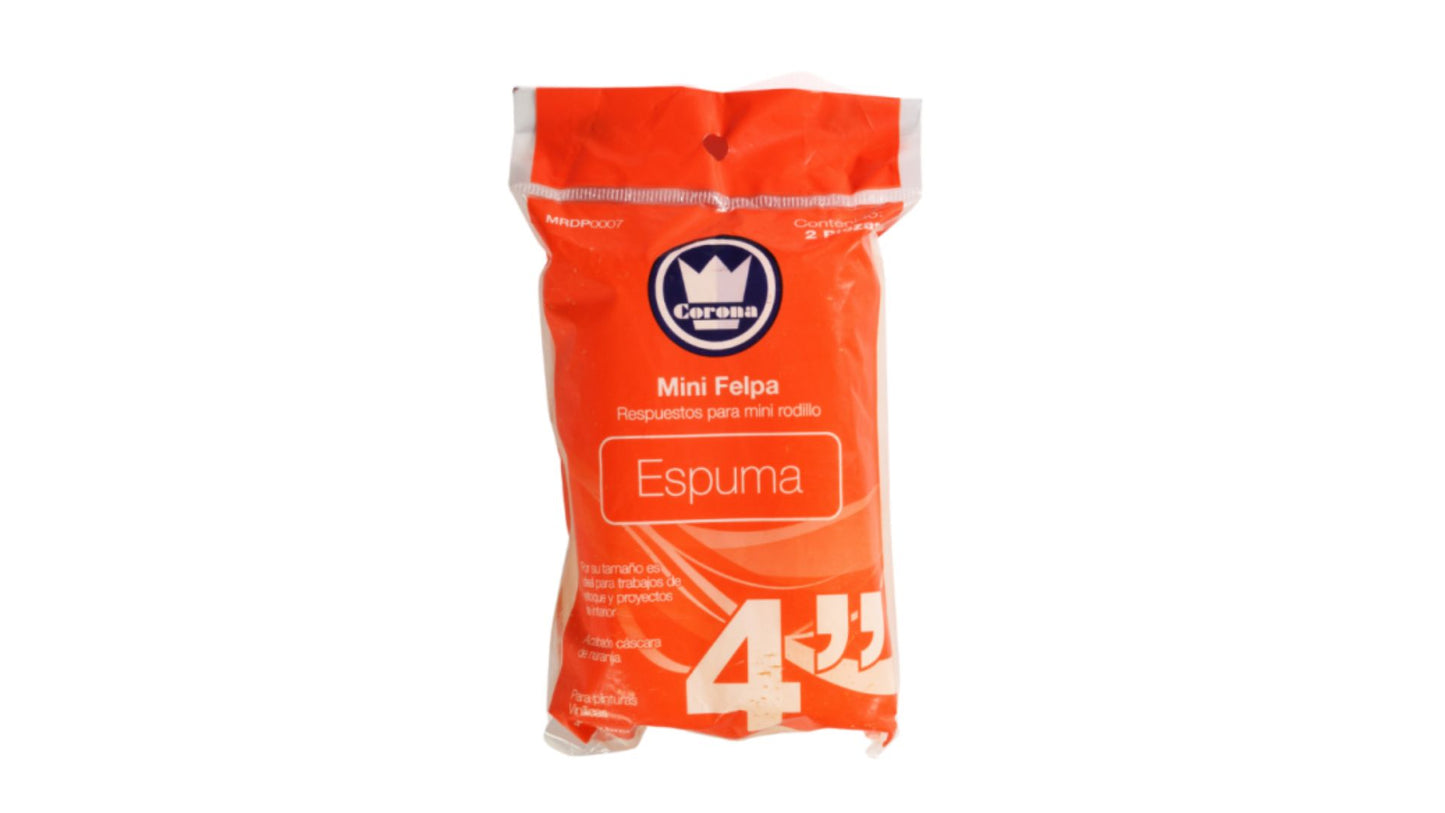 MINI FELPA DE ESPUMA 4" DUO PACK