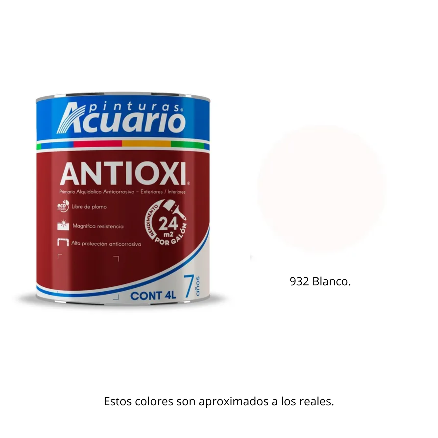 Primario Estructurista Antioxi Acuario 4 Lt - Anticorrosivo