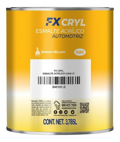 Esmalte Flex Cryl 4l Aluminio Fino Sherwin Williams 34045140