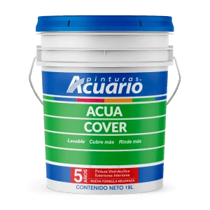 Pintura Acua Cover Acuario 19 Litros - Vinil-Acrílica de Alto Rendimiento