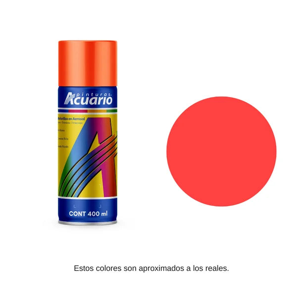 Pintura en aerosol fluorescente 400ml.