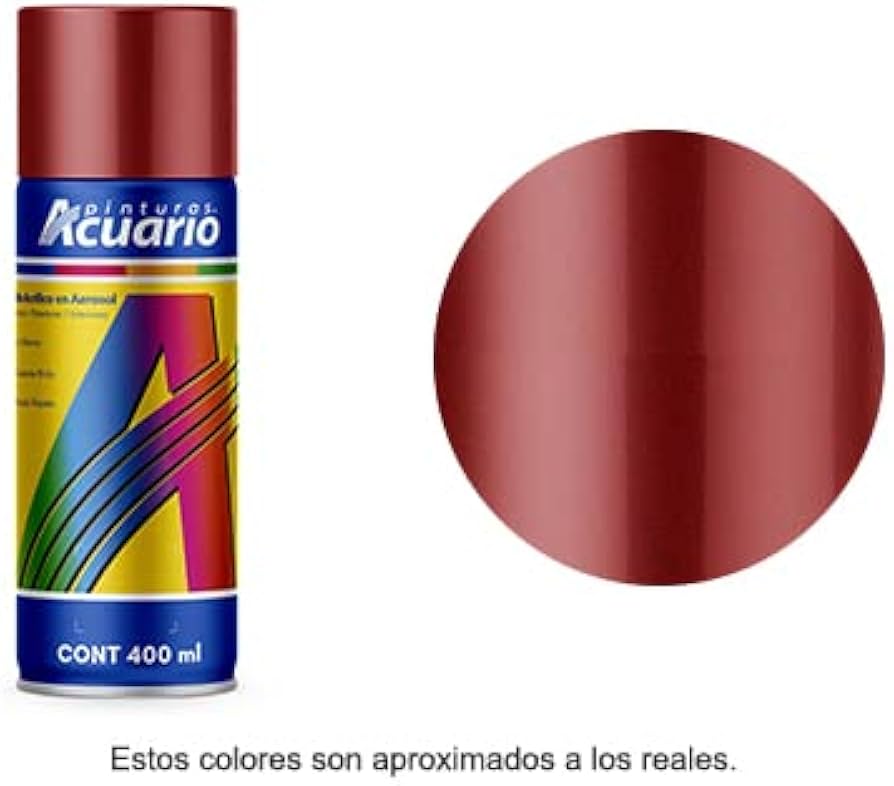 Pintura en aerosol metálico 400 ml.