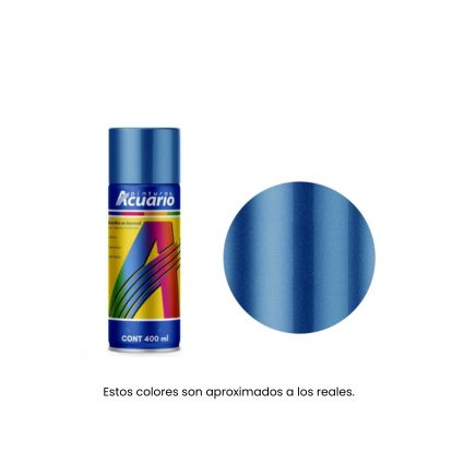 Pintura en aerosol metálico 400 ml.