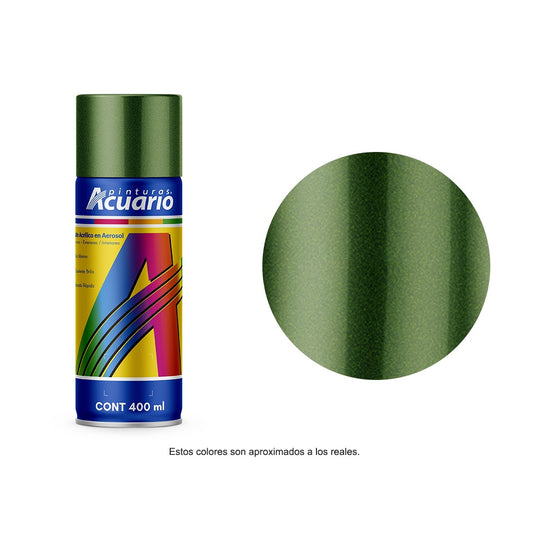 Pintura en aerosol metálico 400 ml.