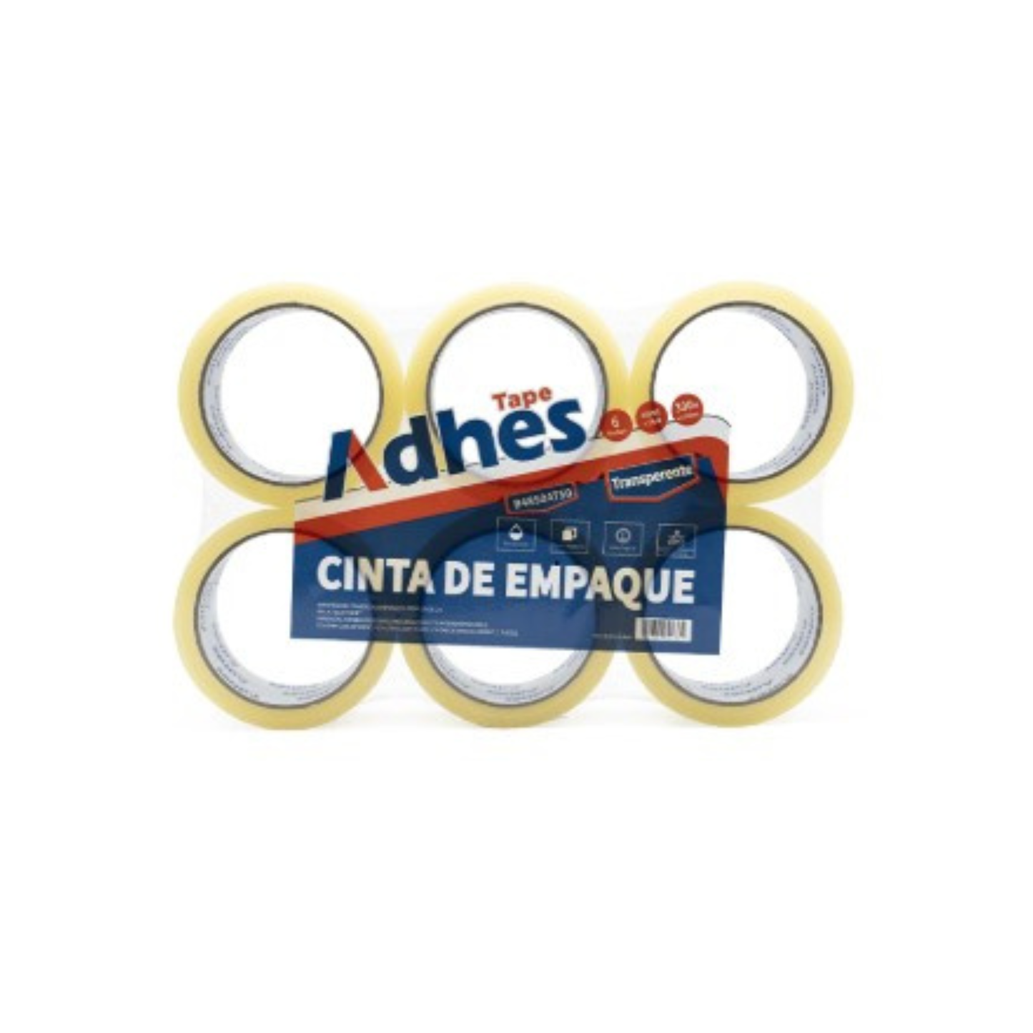 ADHES KTAPE CINTA EMPAQUE BOPP TRANSP 48MM X 150M 40MICRON ACRILICO