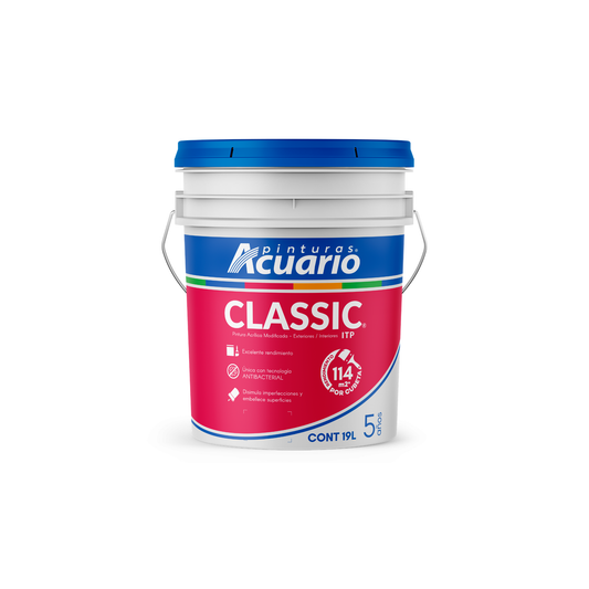 Pintura ITP Classic Acuario 19 Litros - Vinil-Acrílica Profesional