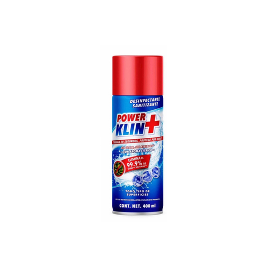 Power Klin Sanitizante En Aerosol Acuario 400 Ml