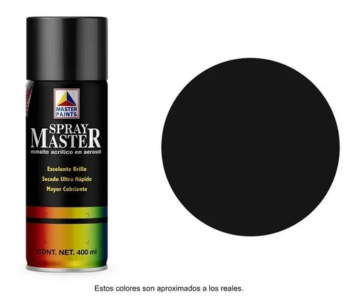 Pintura en Aerosol Master Brillante 400 ml.