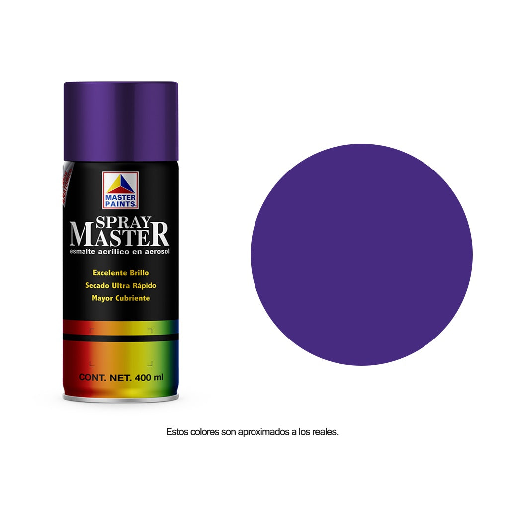 Pintura en Aerosol Master Brillante 400 ml.