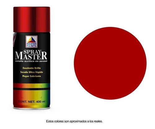 Pintura en Aerosol Master Brillante 400 ml.