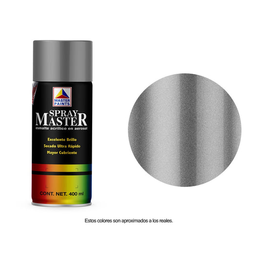 Pintura en Aerosol Master Niquelados 400ml.