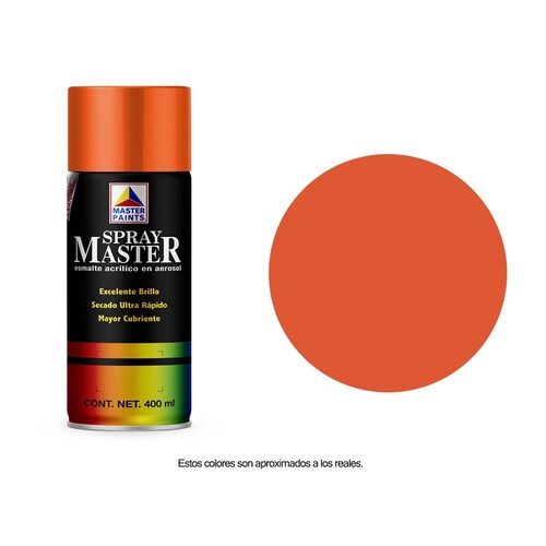 Pintura en Aerosol Master Brillante 400 ml.