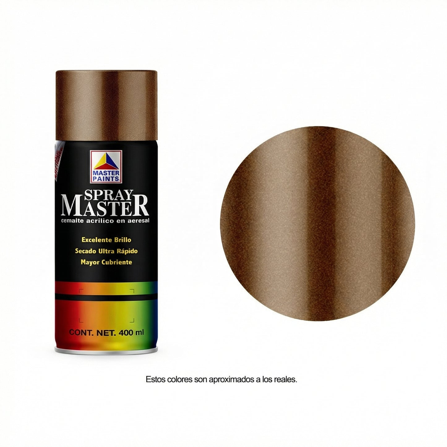 Pintura en Aerosol Master Niquelados 400ml.