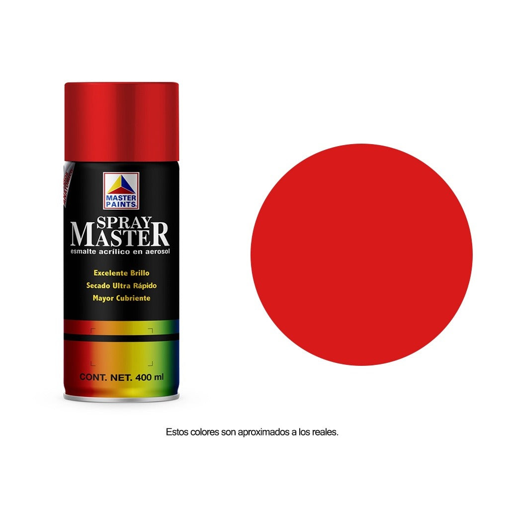 Pintura en Aerosol Master Brillante 400 ml.