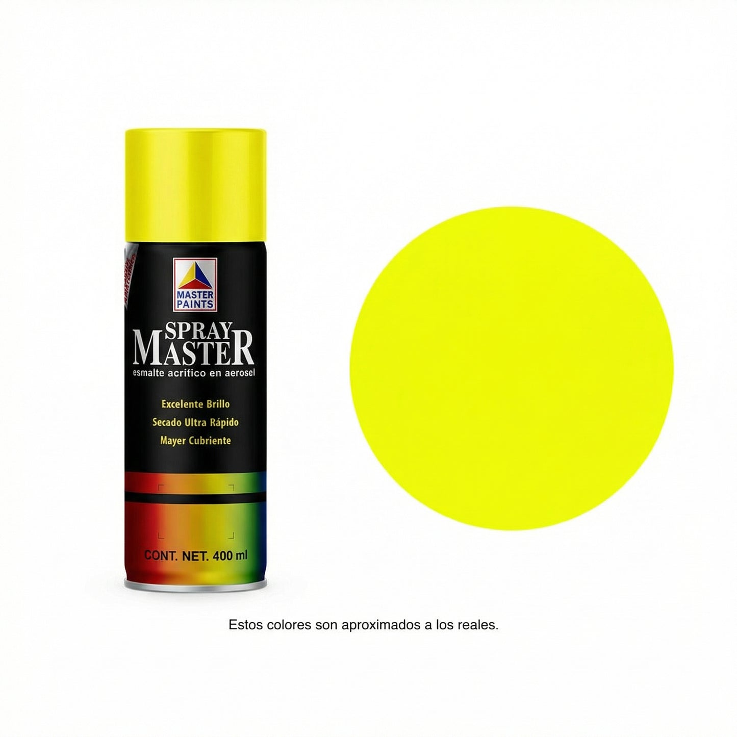 Pintura en Aerosol Fluorescente Master 400 ml.