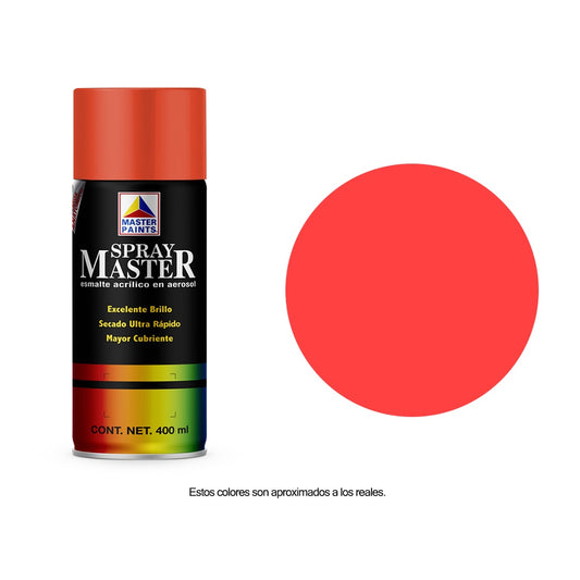 Pintura en Aerosol Fluorescente Master 400 ml.