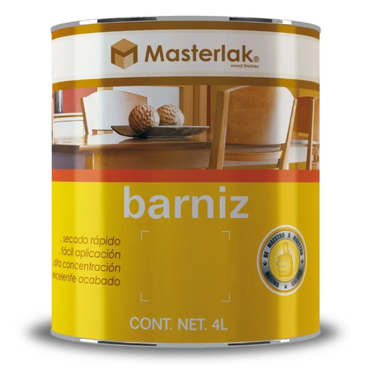 Barniz Acuario Masterlak Transparente 4l Mm95040