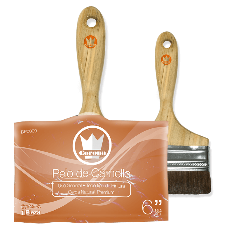 PAQ BROCHAS PELO DE CAMELLO