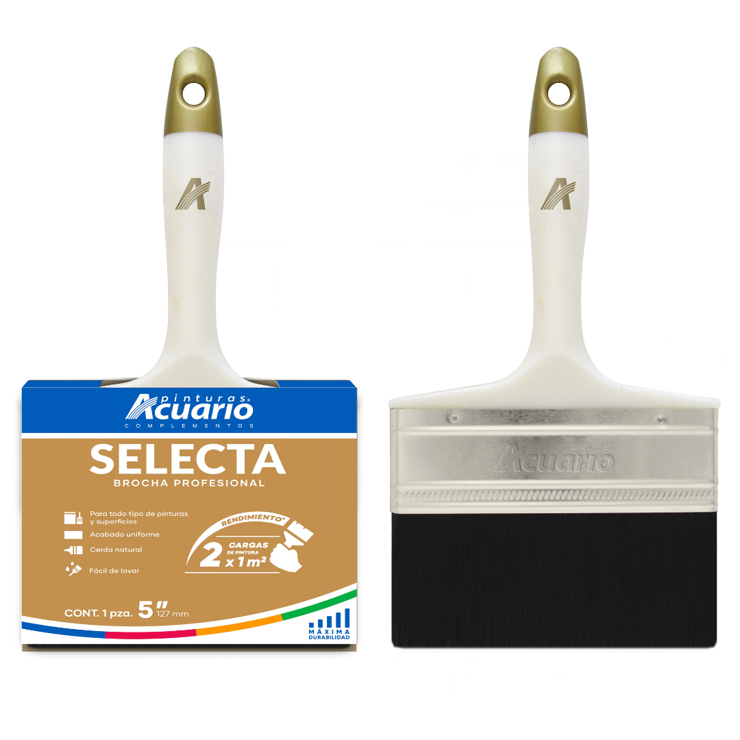 Paquete de 6 Brochas Selecta.