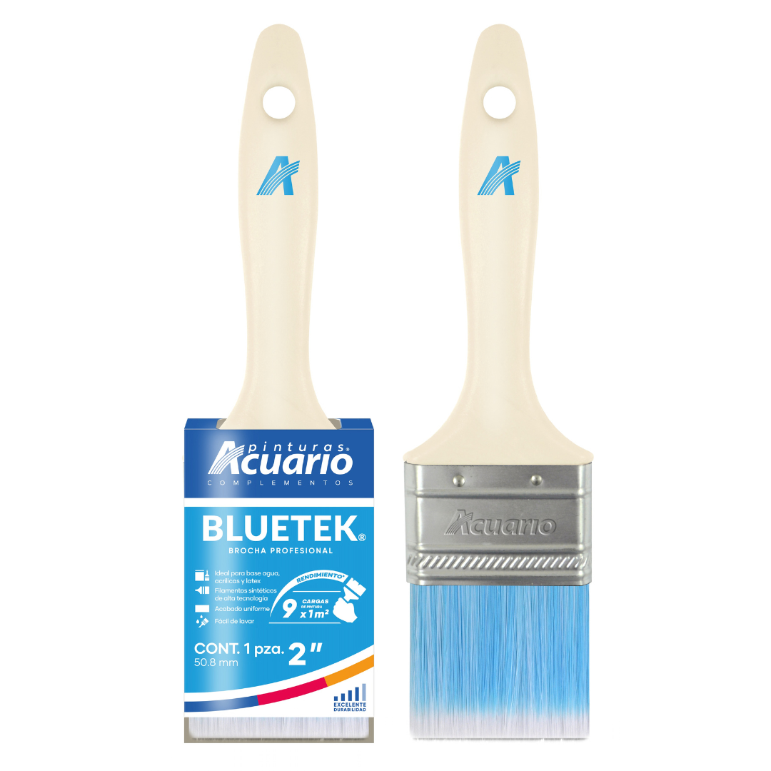 Paquete de 6 Brochas Bluetek Acuario.