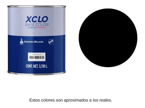 Base Color Xclo Negro Super Intenso 3.785lt Sherwin Williams