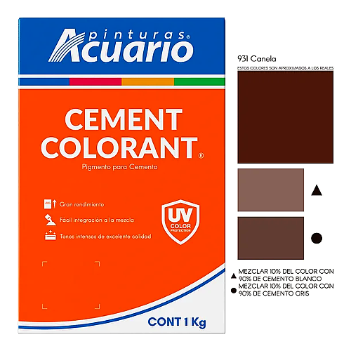 Color para Cemento Acuario 1kg