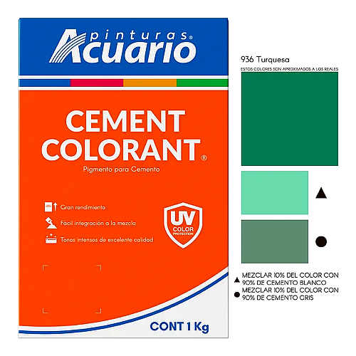 Color para Cemento Acuario 1kg