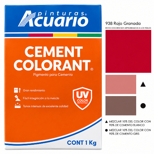 Color para Cemento Acuario 1kg