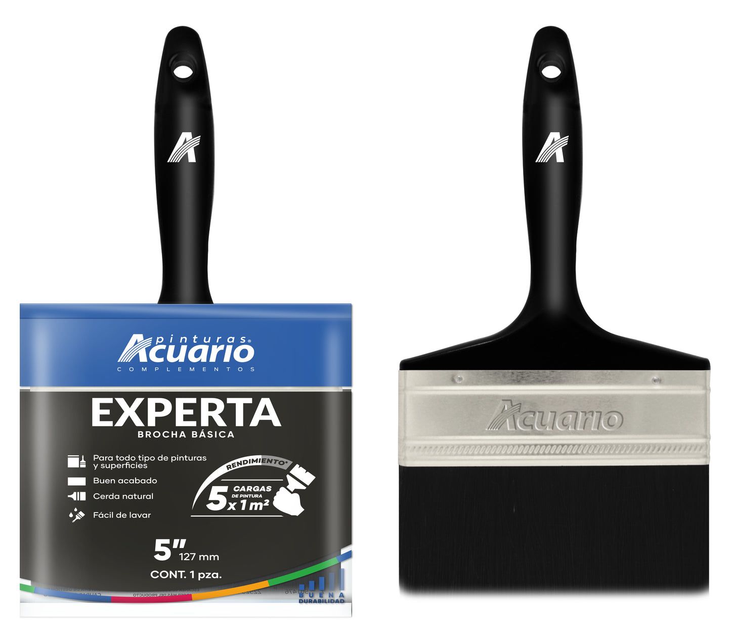 Paquete de 6 Brochas Experta Acuario.