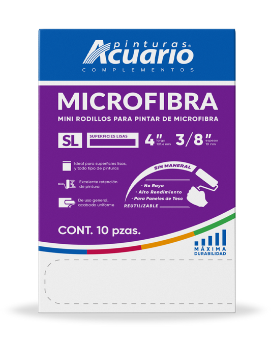 MINI FELPAS DE 4" MICROFIBRA ACUARIO.