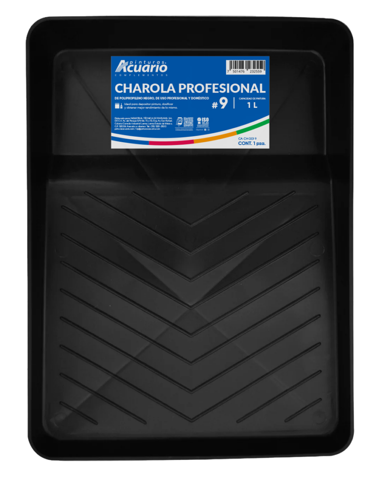 CHAROLA PROFESIONAL 9" ACUARIO.