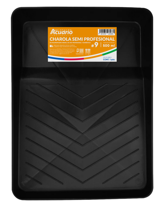 CHAROLA SEMI PROFESIONAL 9" ACUARIO.
