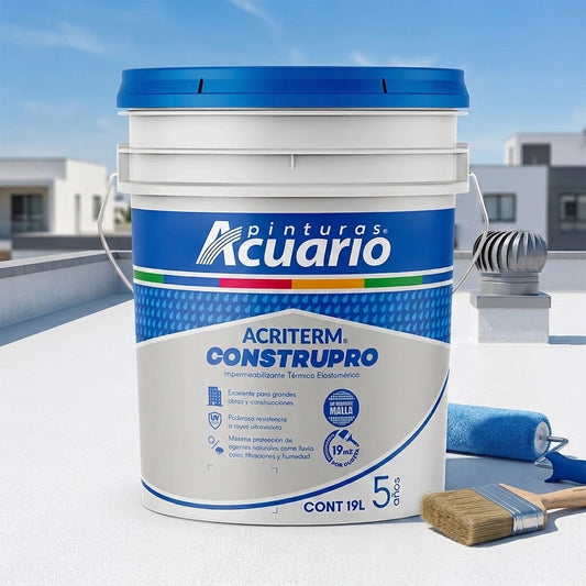 Impermeabilizante Acriterm Construpro 5 Años | Acrílico Elastomérico