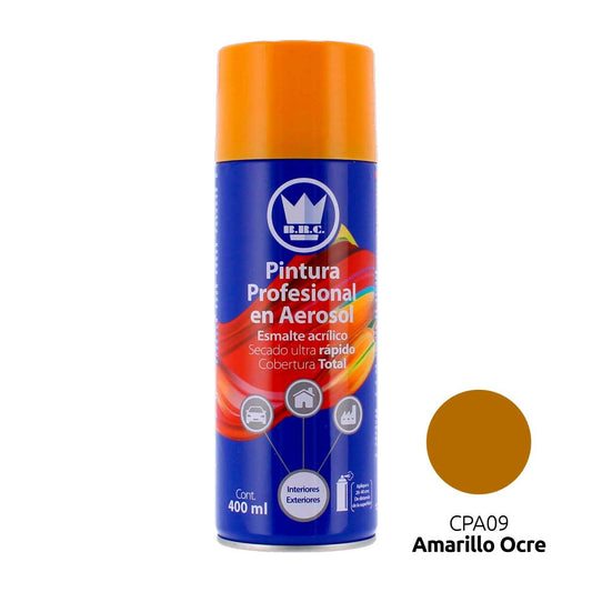 CORONA PINTURA ACRILICA AMARILLO OCRE CATERP 400 ML