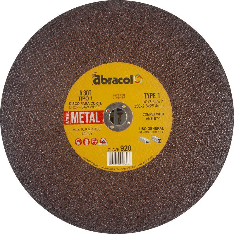 DT1 14"  A30T USO GENERAL METAL CLAVE 920 CHOP
