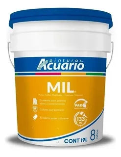 Pintura Cover Mil 8 Años Acuario 19 Litros - Máxima Durabilidad