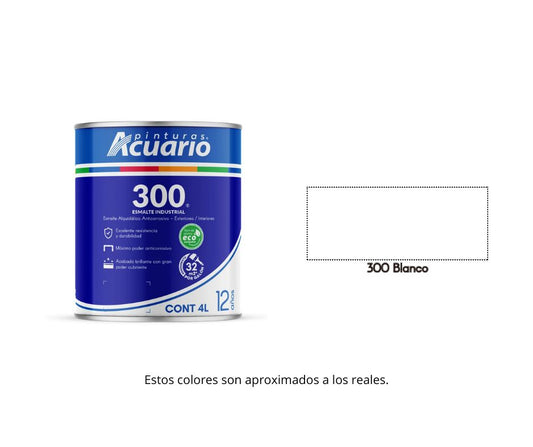 Esmalte 300 Acuario 4 Lt.